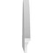 Ekena Millwork Segment Arch W/ Flankers Smooth Architectural Grade PVC Pediment, 86"W x 22-1/2"H x 2-1/2"P PEDPS086X225SGF00 - alternate 4